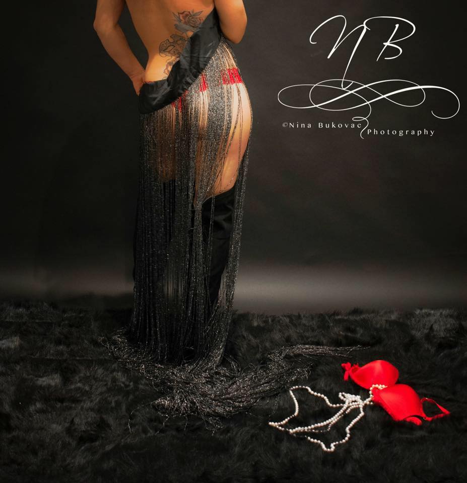 Boudoir portrait